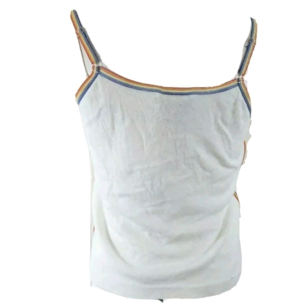 No Boundaries Y2K Cherry Rainbow Crop Tank - Picture 3 of 4